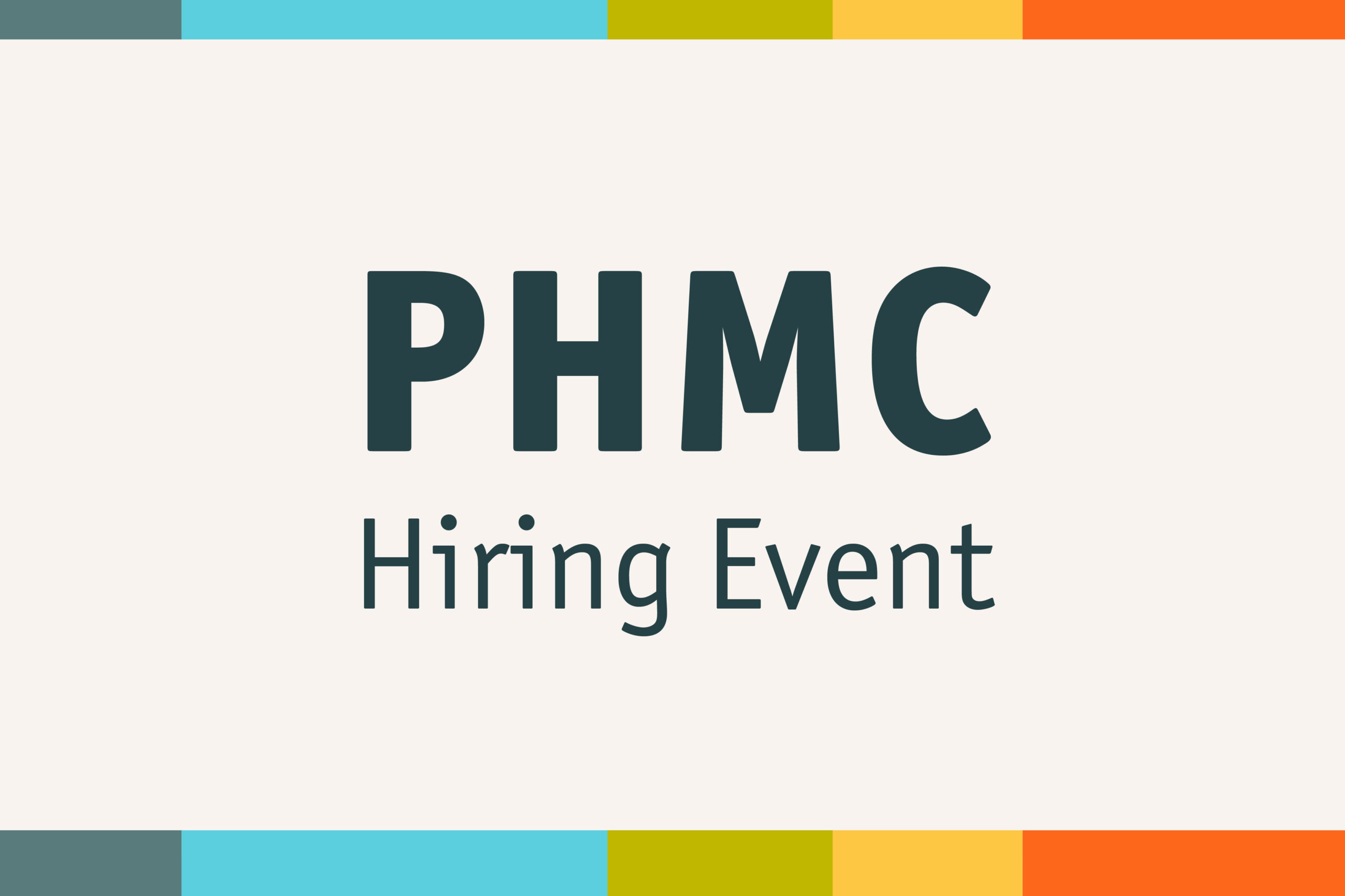 PHMC Hiring Event